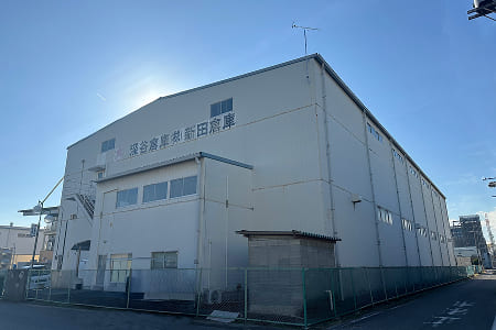 岡部倉庫の様子